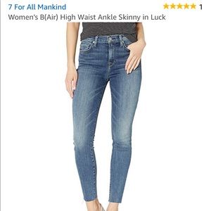 7 For All Mankind B(air) High Waist Ankle Skinny